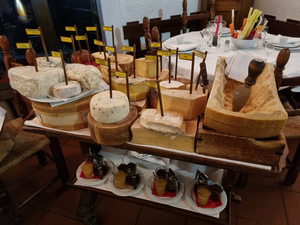 Table full of Cheese