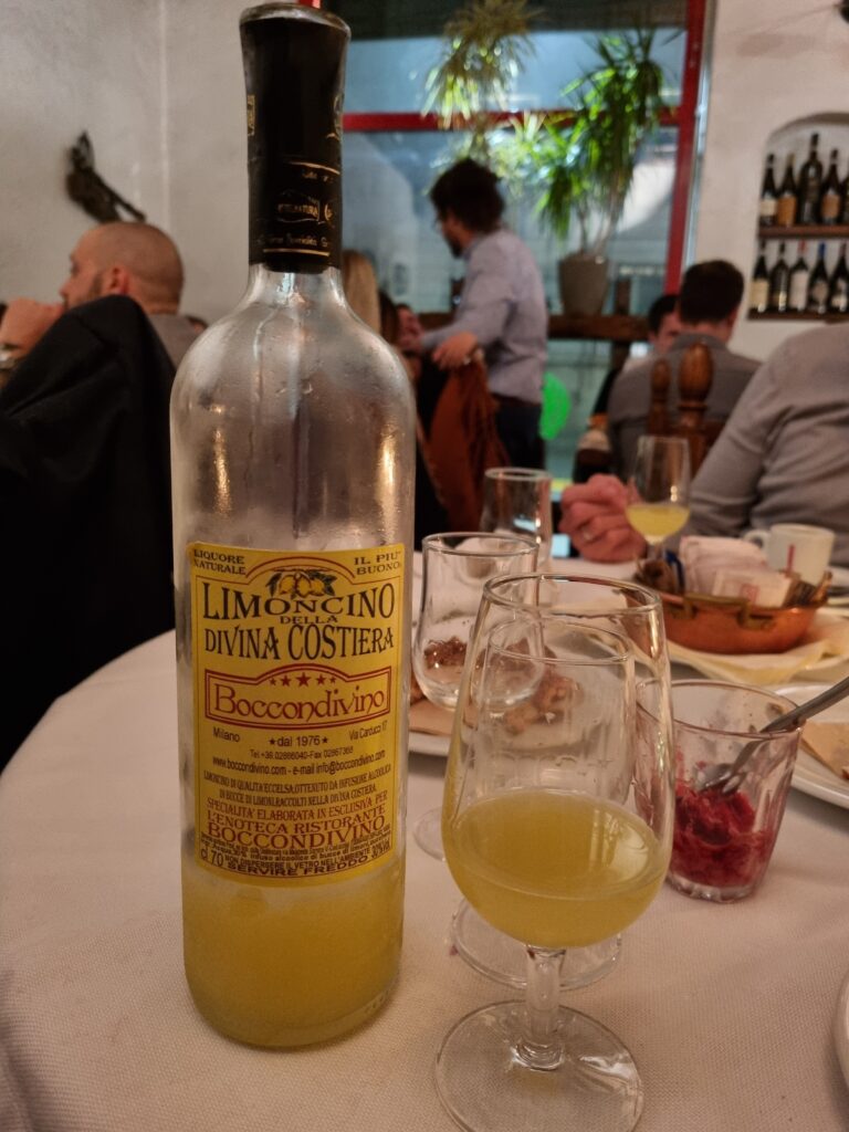 Bottle of Limoncello