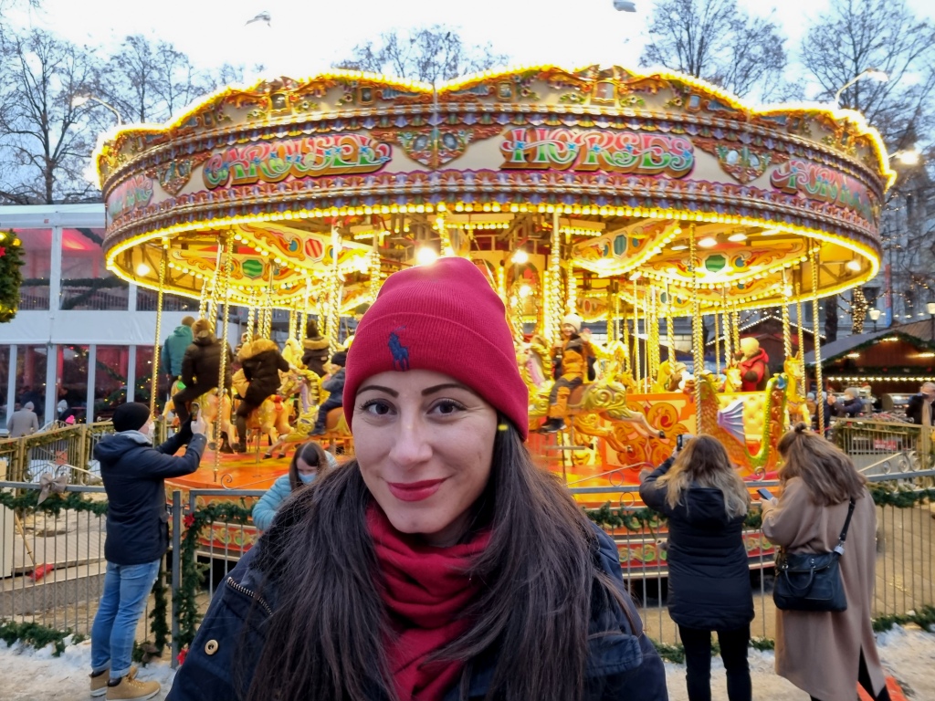 Nelly on christmas market in Oslo